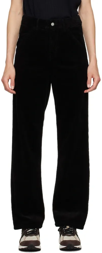 Carhartt Black Simple Trousers