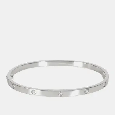 Pre-owned Cartier 18k White Gold Love Bracelet