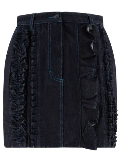 Cecilie Bahnsen Odin Skirts In Blue