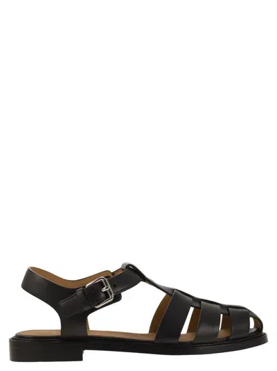 Church's Hove Sandals In Black