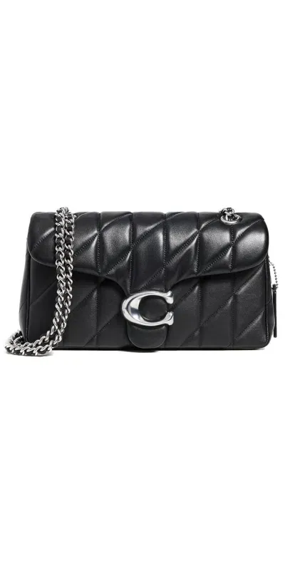 Coach Buy Now Tabby Shoulder Bag 26 With Quilting In Black