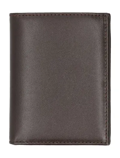 Comme Des Garçons Classic Cardholder In Brown