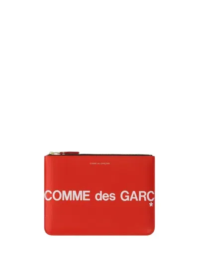 Comme Des Garçons Coin Purse In Red