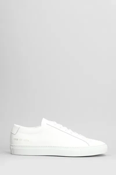 Common Projects Original Achilles Sneakers In White Leather