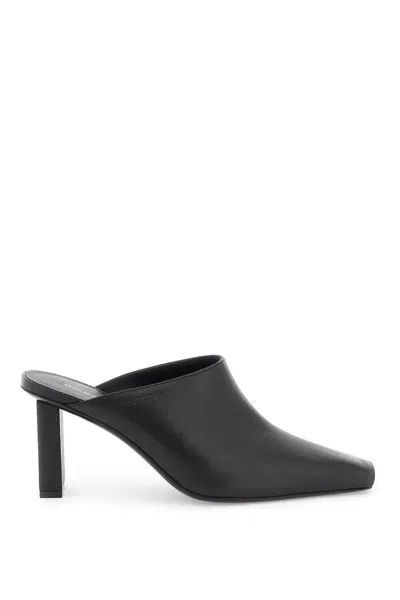 Courrèges Mule Sleek In Black