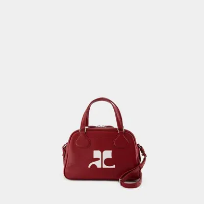 Courrèges Reedition Bowling Bag - Courreges - Leather - Red