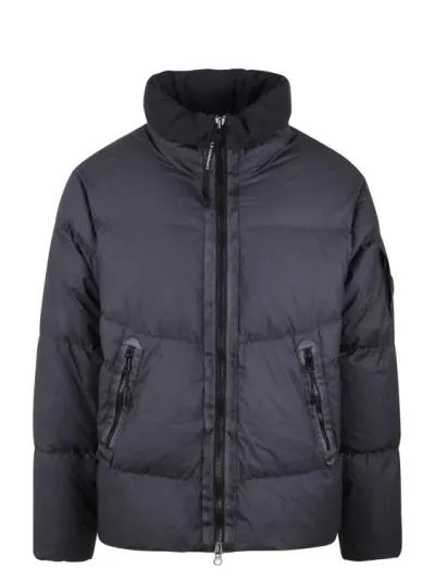 C.p. Company Bi-tm Down Jacket In Blue