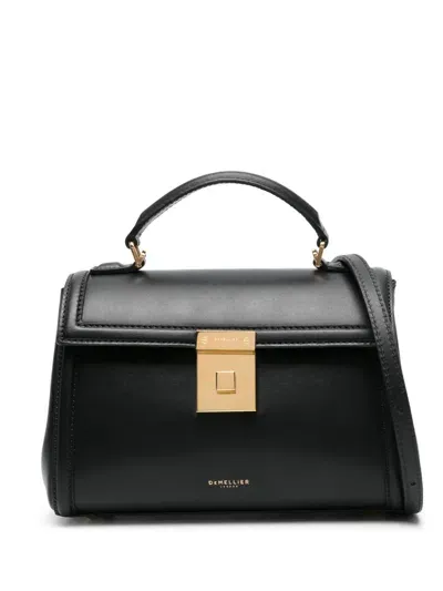 Demellier Black Paris Leather Tote Bag