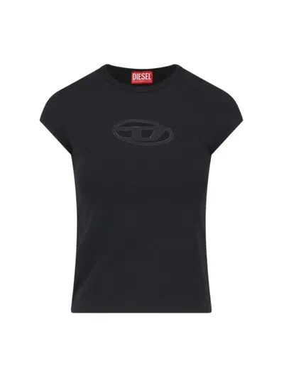 Diesel T-angie T-shirt In Black