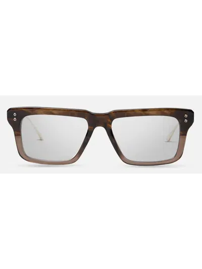 Dita Dtx461/a/02 Lataro Eyewear In Burnt Timber_white Gold