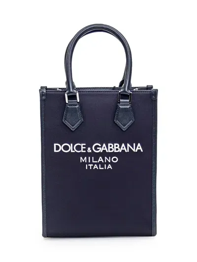 Dolce & Gabbana Dg Shopping Bag In Blue