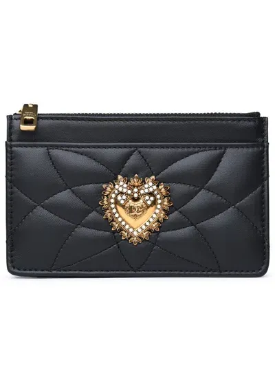 Dolce & Gabbana Devotion Cardholder In Black