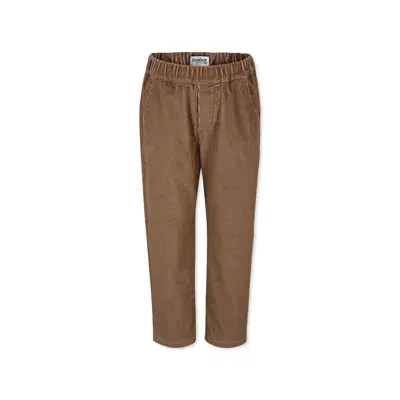 Dondup Kids' Brown Trousers For Boy With Logo