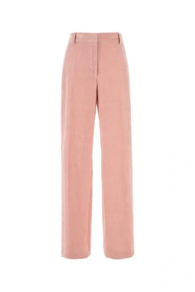 Dries Van Noten Woman Pink Velvet Pixy Palazzo Pant