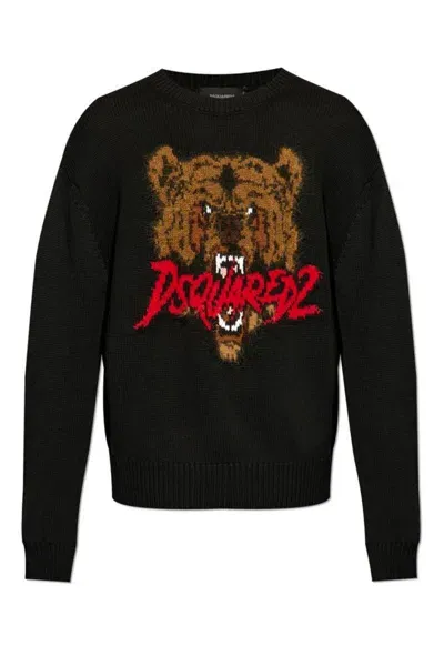 Dsquared2 Sweaters In Black