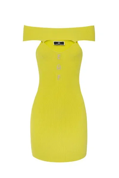 Elisabetta Franchi Dresses In Yellow