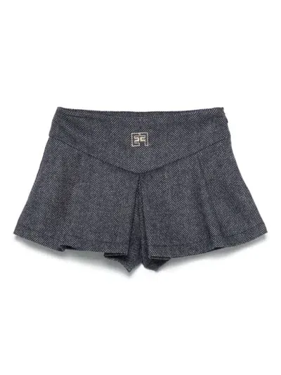 Elisabetta Franchi La Mia Bambina Kids' Shorts In Blue