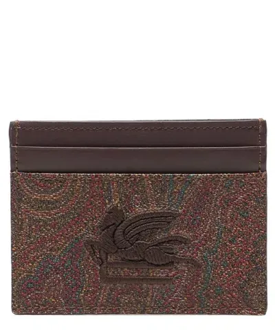 Etro Credit Card Holder In Multicolor