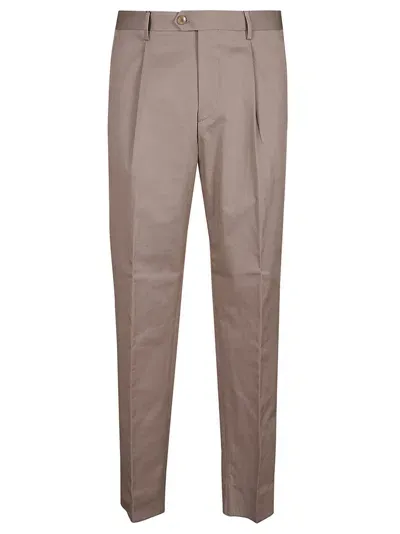 Etro Single Pleat Pant In Brown