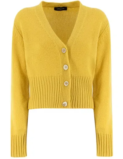 Fabiana Filippi Cardigan In Yellow