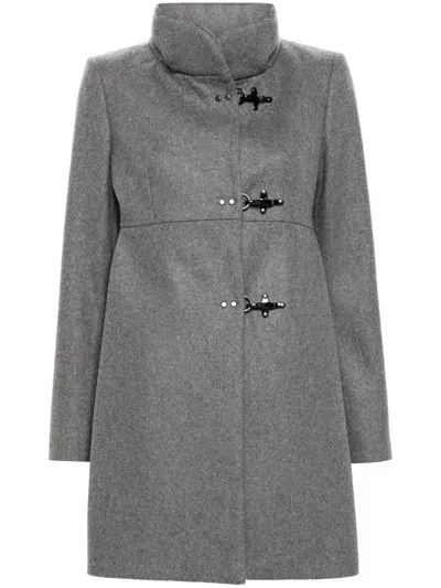 Fay Romantic Coat In Grey