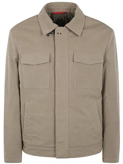 Fay Truck Jacket In Brown