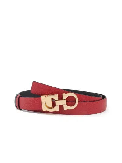 Ferragamo Belt Accessories In Red