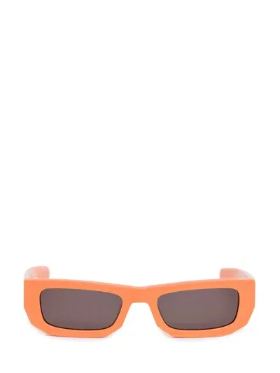 Flatlist Bricktop Solid Sunglasses In Orange