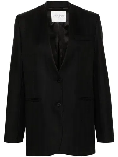 Forte Forte Jackets In Black