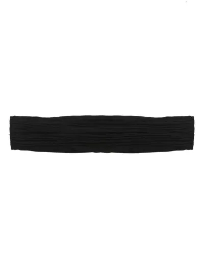 Forte Forte Crepe Smoking Sash In Black