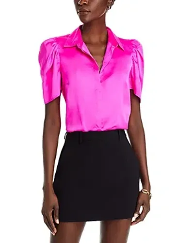 Generation Love Melinda Blouse In Hot Pink