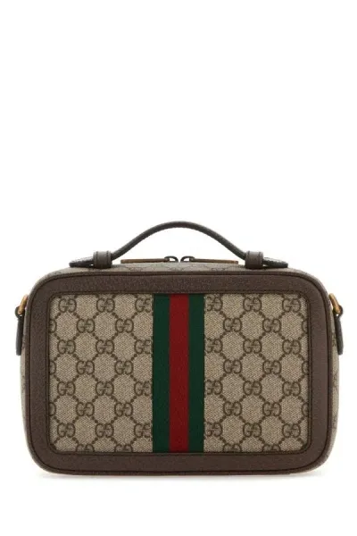 Gucci Man Gg Supreme Fabric Small Ophidia Handbag In Multicolor