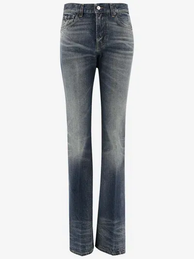 Haikure Cotton Denim Jeans In Blue