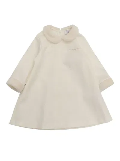 Il Gufo Kids' Long Sleeved Dress In White