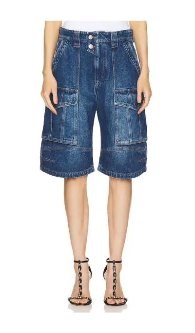 Isabel Marant Étoile Hortens Utility Shorts In Blue