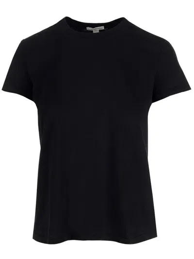 James Perse Cotton T-shirt In Black