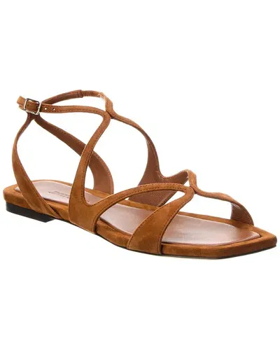 Jimmy Choo Ayla Suede Sandal In Brown