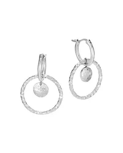 John Hardy Sterling Silver Dot Interlink Drop Earrings