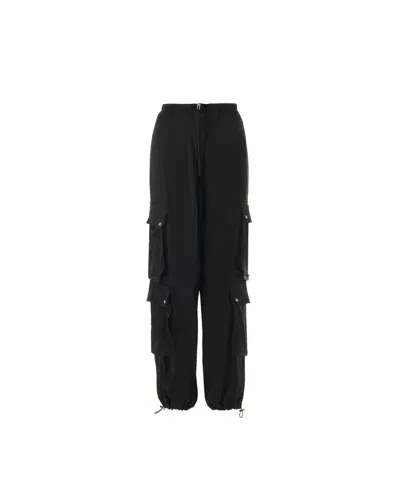 John Richmond Cargo Trousers In Black