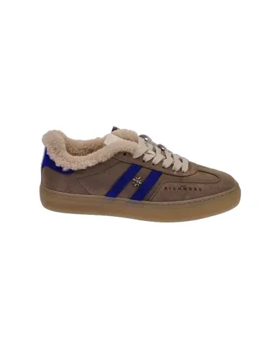 John Richmond Sneakers With Rubber Sole In Beige