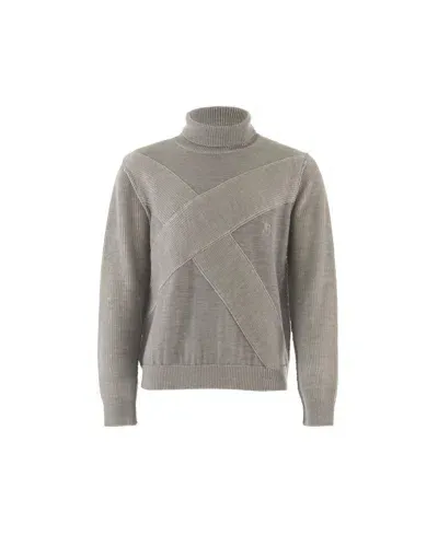 John Richmond Turtleneck Sweater In Gray