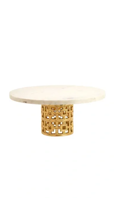 Jonathan Adler Nixon Cake Stand In Neutral