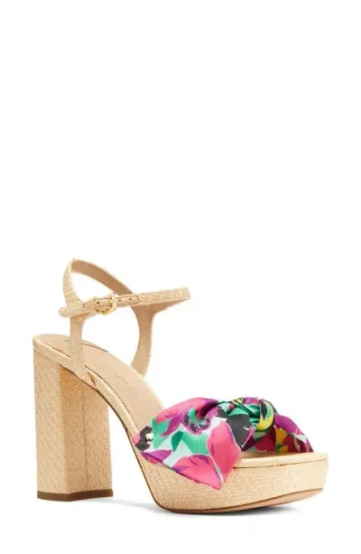 Kate Spade Lucie Ankle Strap Platform Sandal In Orchid Bloom