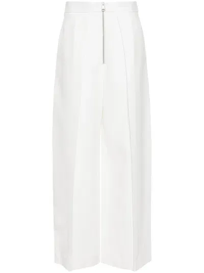 Khaite White The Marine Palazzo Pants