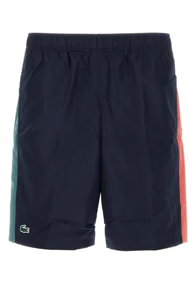 Lacoste Shorts-7 Nd  Male In Blue