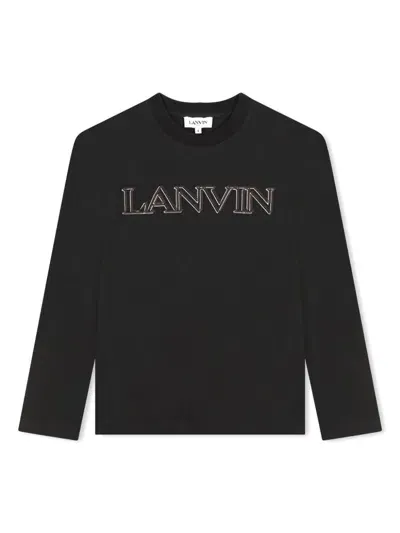 Lanvin Kids T-shirt In Black