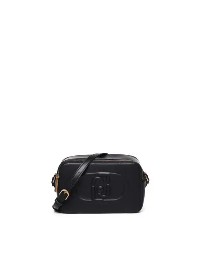 Liu •jo Camera Bag In Ecoleather In Black