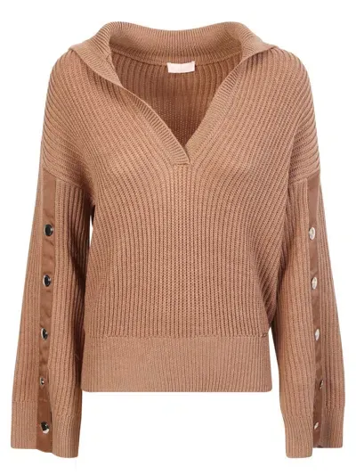 Liu •jo Liu Jo Sweaters In Brown