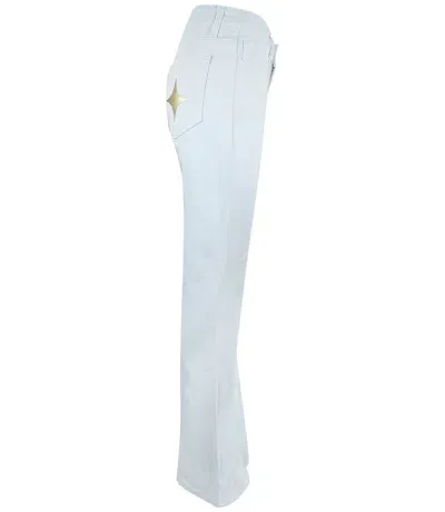 Madison Maison Designing Hollywood  X ™ White Denim Jean In Xl