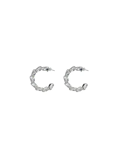 Magda Butrym Orecchini Marquise Earrings In Silver